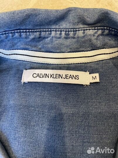 Джинсовое платье/ рубашка Calvin klein Новое р. 46