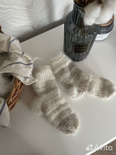 Носки из собачьей шерсти детские 19см