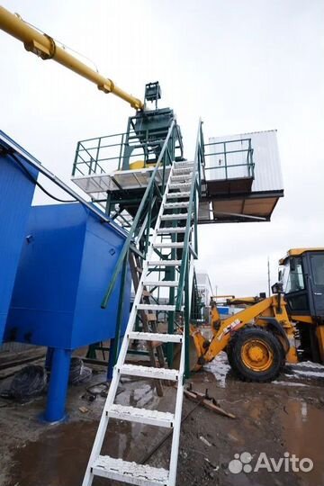 Бетонный завод ленточный 144 м3