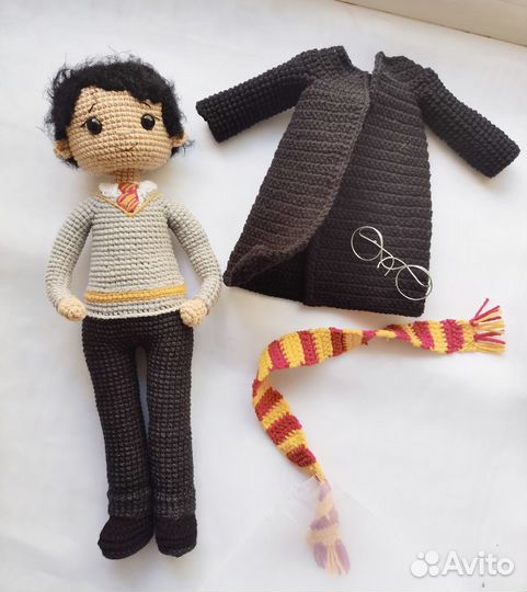 Вязаные игрушки (куклы) ручной работы