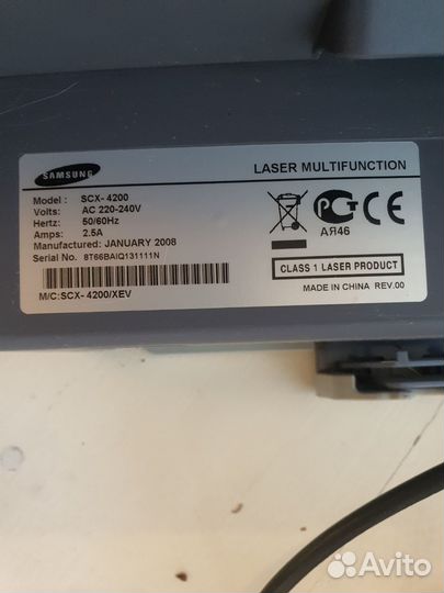 Принтер лазерный мфу samsung scx 4200