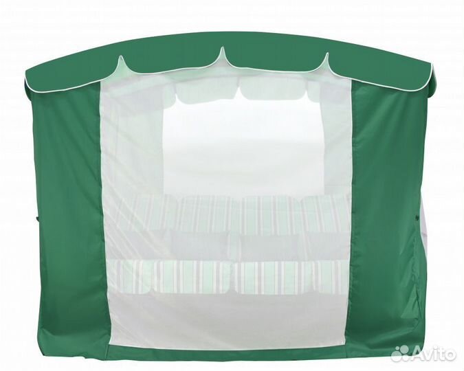 Качели четырехместные Дефа Люси Люкс, зеленые