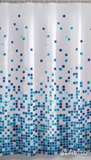 Штора для ванной 3d