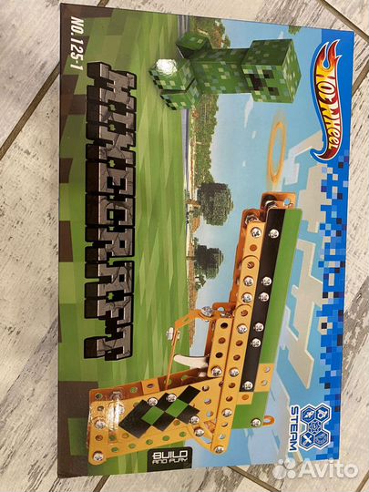 Конструктор пистолет, майнкрафт