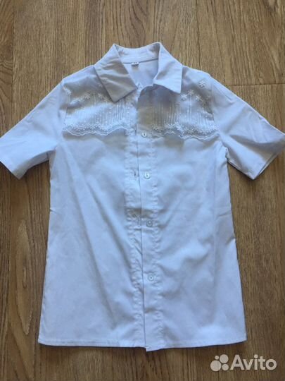 Рубашка школьная для девочки 116