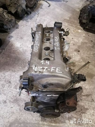 Двигатель 4ZZ-FE Тойота Королла Е120 1.4