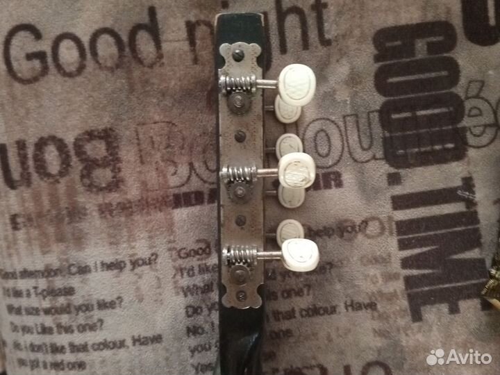 Советский гриф для семиструнной гитары с колками