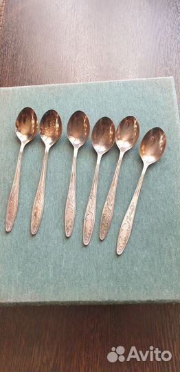 Чайные ложки из мельхиора СССР