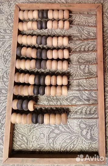 Счеты деревянные бухгалтерские СССР