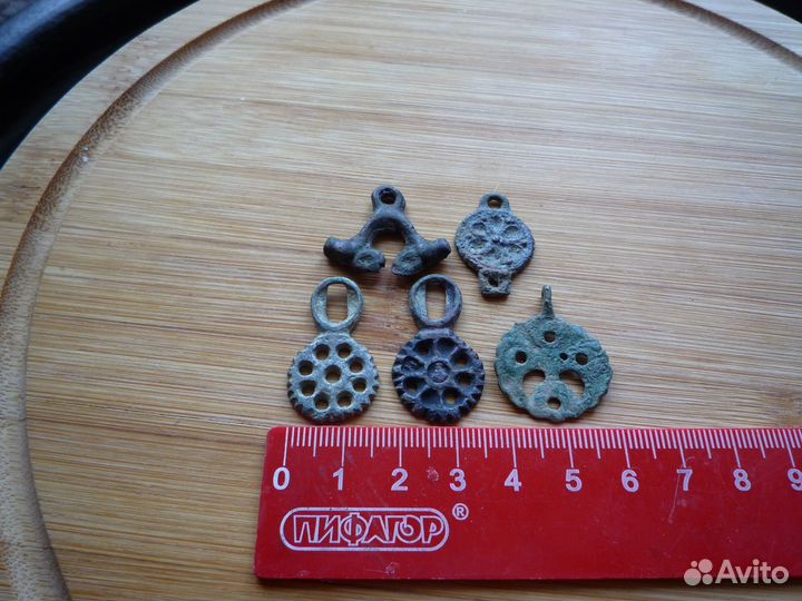 Кулон Подвеска Амулет Старинная Древняя лот 5шт