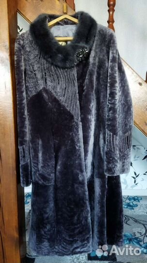Шуба мутоновая женская