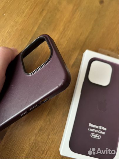 Apple iPhone 13 pro кожаный чехол