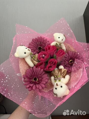 Букет с игрушками