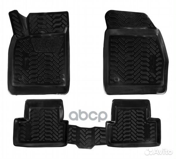 Ковры в салон 3D Chevrolet Cruze 2009- компл. 4