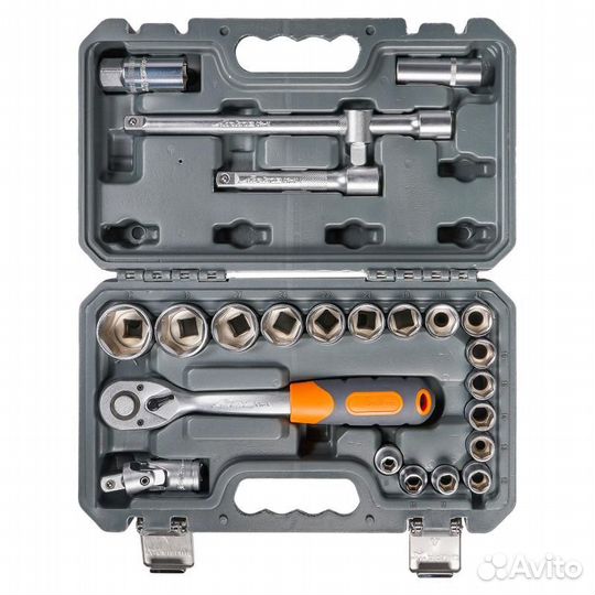 Набор головок и принадлежностей 1/2