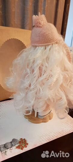 Интерьерная кукла ручной работы Тильда Большеножка