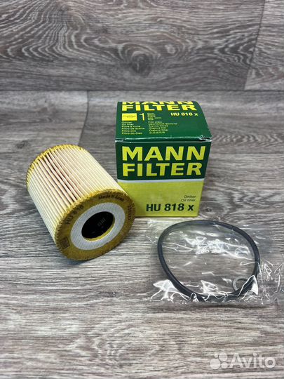 Фильтр масляный Mann Filter, HU 818 X