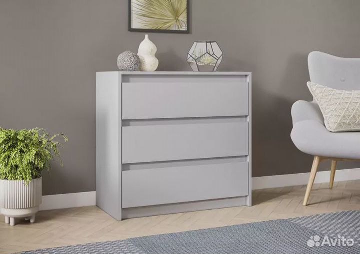 Комод Айден 80 серый быстрая доставка