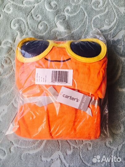 Полотенце большое детское новое carters