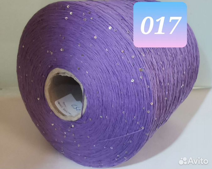 Хлопок с микропайетками