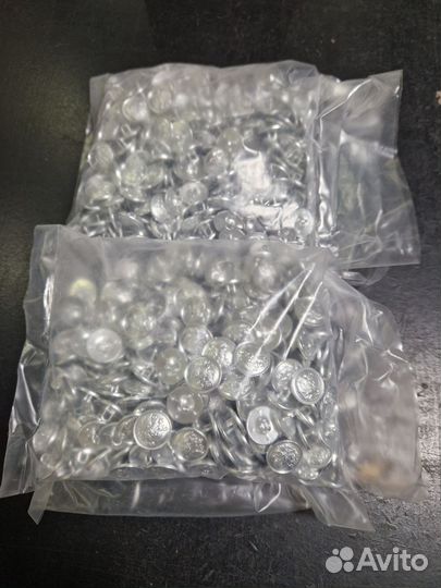 Пуговицы цельноштампованные