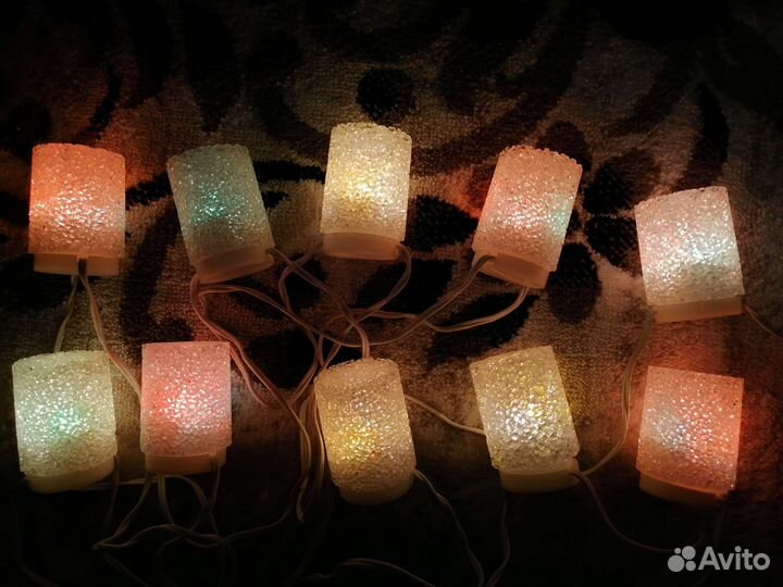 Елочная гирлянда (электрогирлянда) Маскарад, СССР