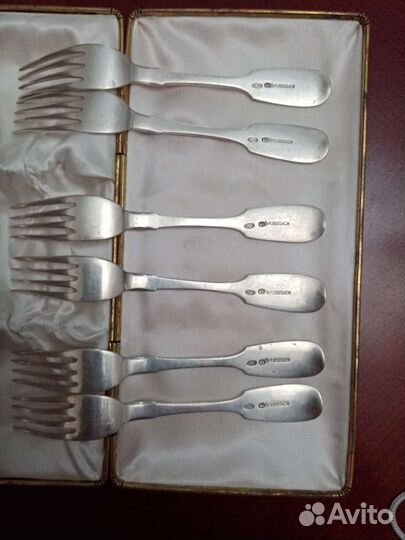 Серебро 84 пр вилки морозов