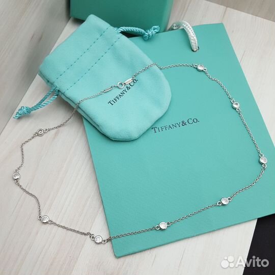 Колье Tiffany серебро