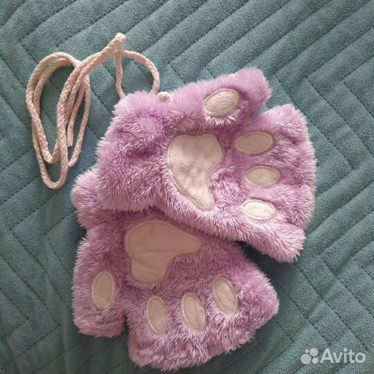 Продам митенки лапки