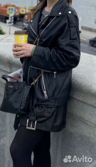 Куртка кожаная 42 44