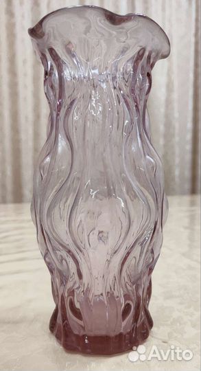Ваза цветное стекло СССР