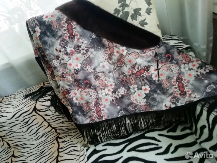 Платок мех норка