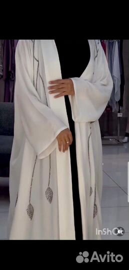 Дубайская Абая ручная работа женское