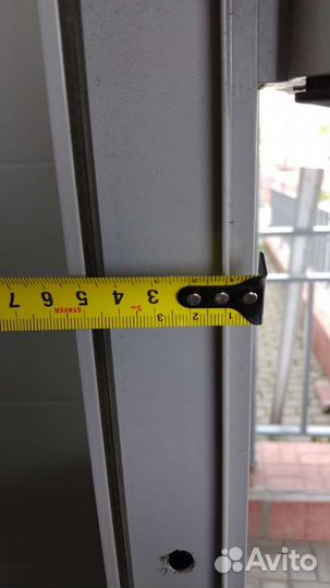 Дверь входная алюминиевая бу