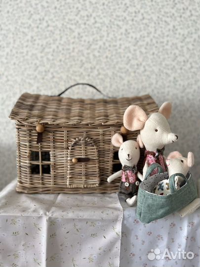 Домик для кукол из эко лозы