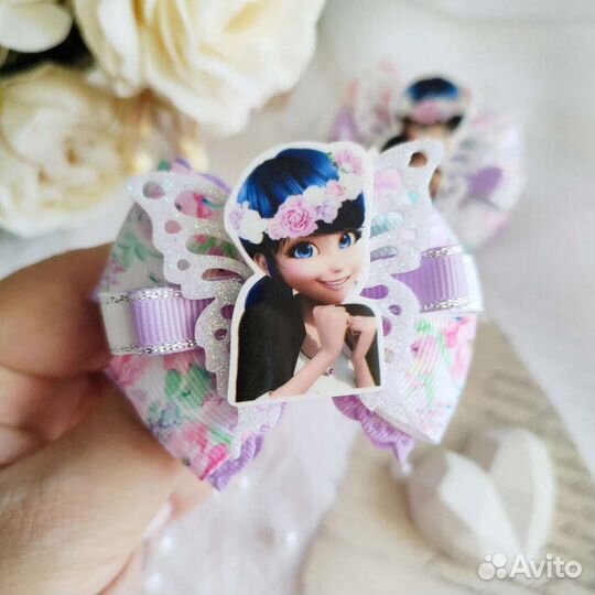 Бантики для волос ручной работы