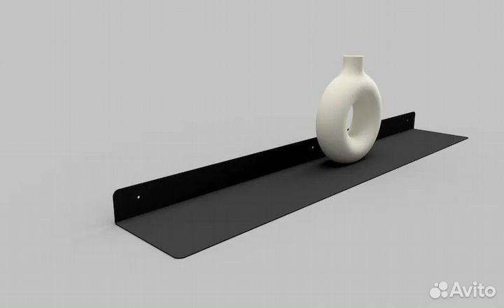 Полка настенная из металла/лофт/минимализм