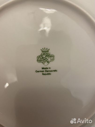 Сервиз jlmenau Пионы ГДР