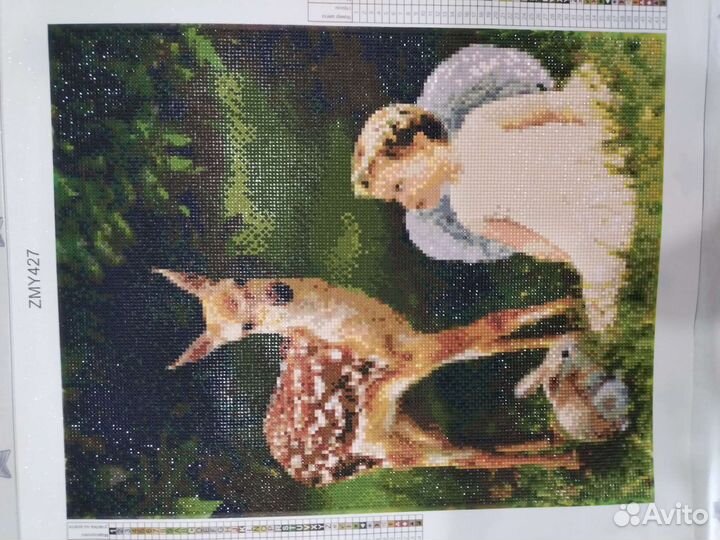Картина алмазная мозаика 40 на 50