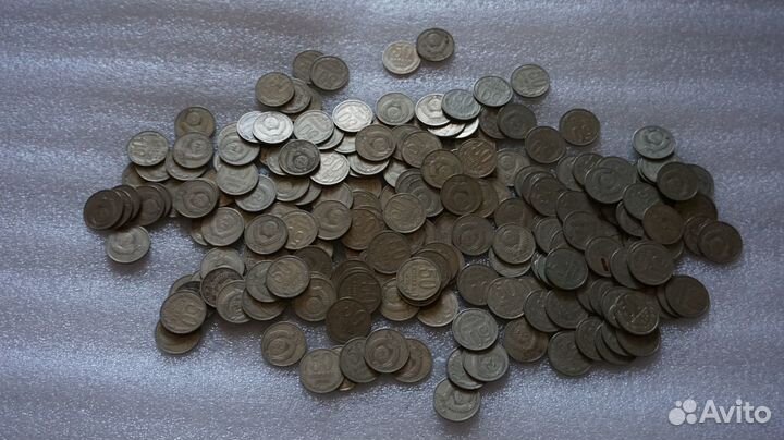 Монеты 50 коп. эпохи СССР после 1961 г. 200 шт