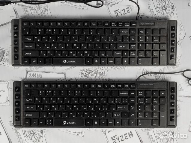 Офисные клавиатуры Oklick 530S