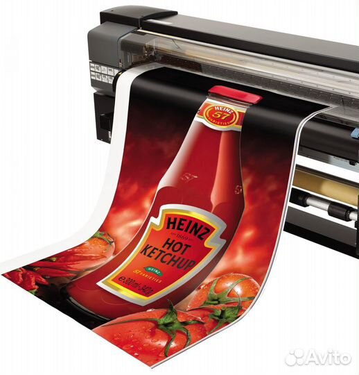 Широкоформатная печать баннеров самоклейки постер