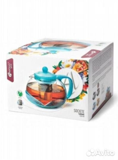 Новый заварочный чайник apollo -1,2л