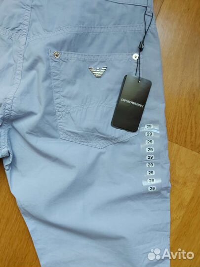 Брюки лёгкие хлопок Armani новые