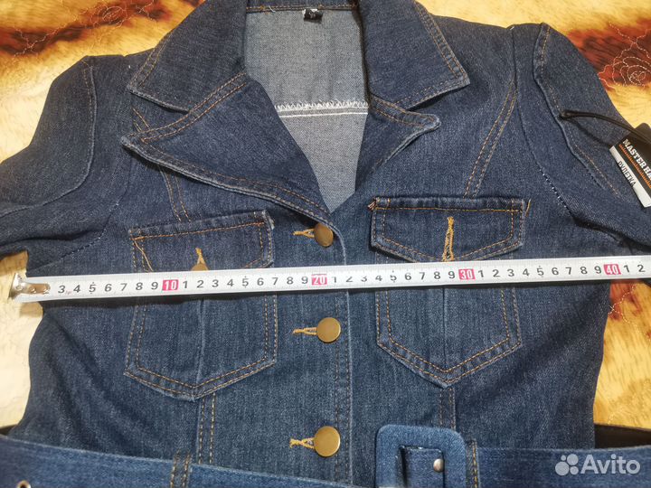 Платье джинсовое S