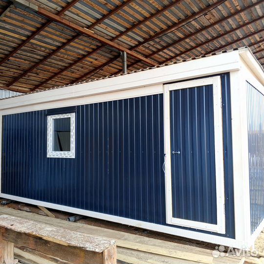 Садовая бытовка утепленная новая 6мх2,3м