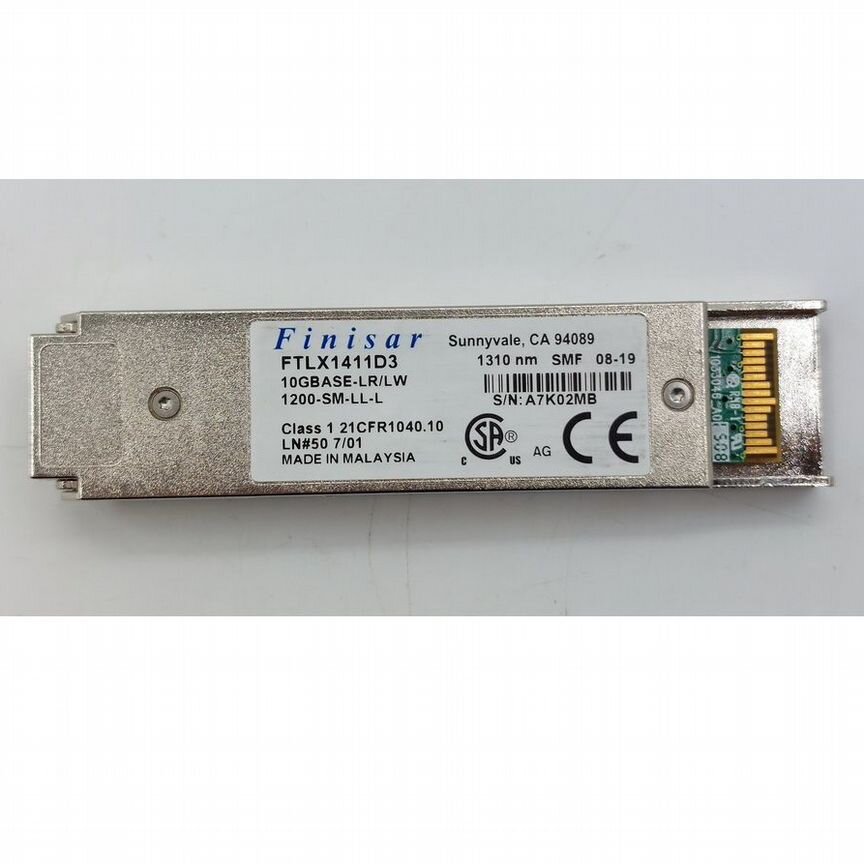 [FTLX1411D3] Трансивер Finisar, Xfp, 10 Gb, 10km, 1