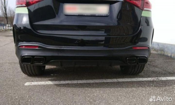 Диффузор Mercedes GLS-class X167 63 AMG черный +