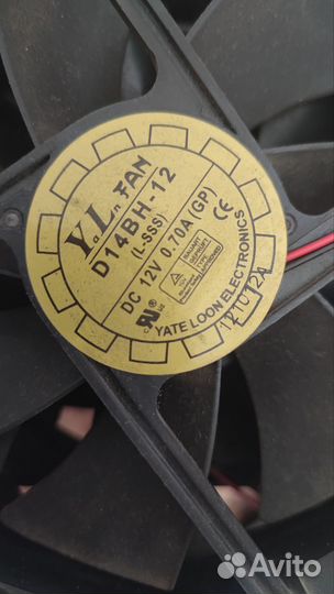 Кулер 2400 rpm 0.7A 140 4шт