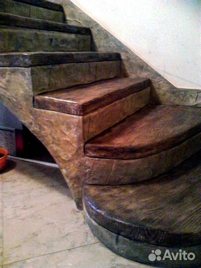 Декоративный печатный бетон